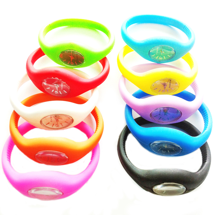 hot sale silicone bracelet ion watch