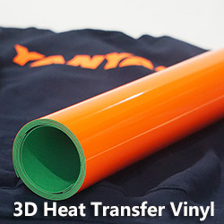 Custom high quality thermal stickers 3D thick raised labels heat transfer logo for T-shirts shoes
