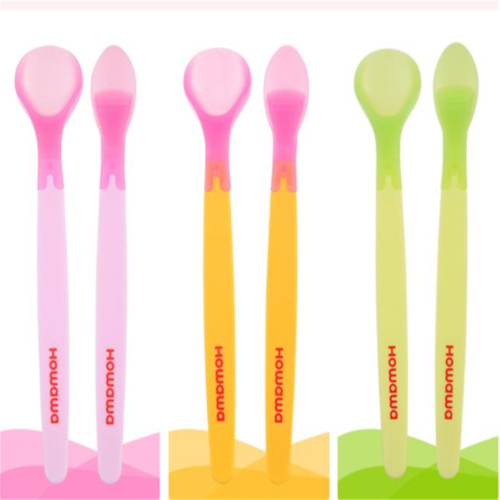 Baby Safety Plastic Spoon Set Peralatan Makan Bayi