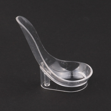 Spot hot sale 68mm transparent spoon smoking pipe rack portable shelf