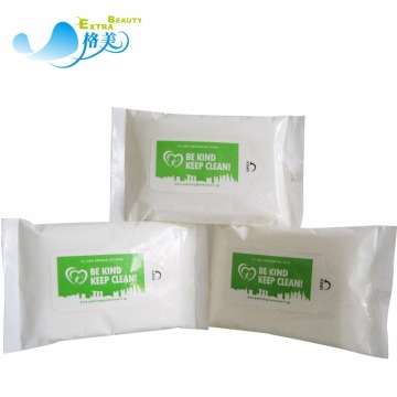 Wholesale Wet Travel Vitamin E Cleaning Wipes