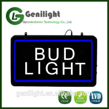 New design Bud Light Beer LED Neon Sign Customed Beer Bar Pub Wall Signs