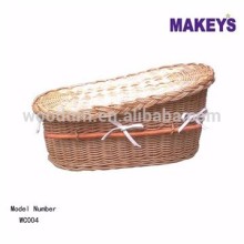 Custom Design OEM Wicker Caskets