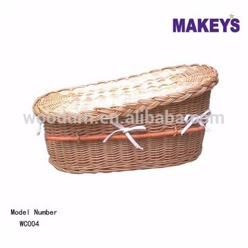 Custom Design OEM Wicker Caskets