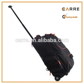 outdoor travel sports rolling wheeled trolley backpack