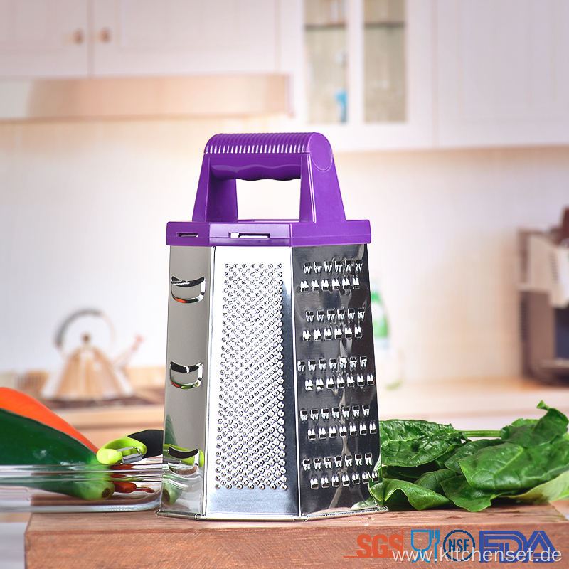 6 In 1 professional stainless steel manual grater