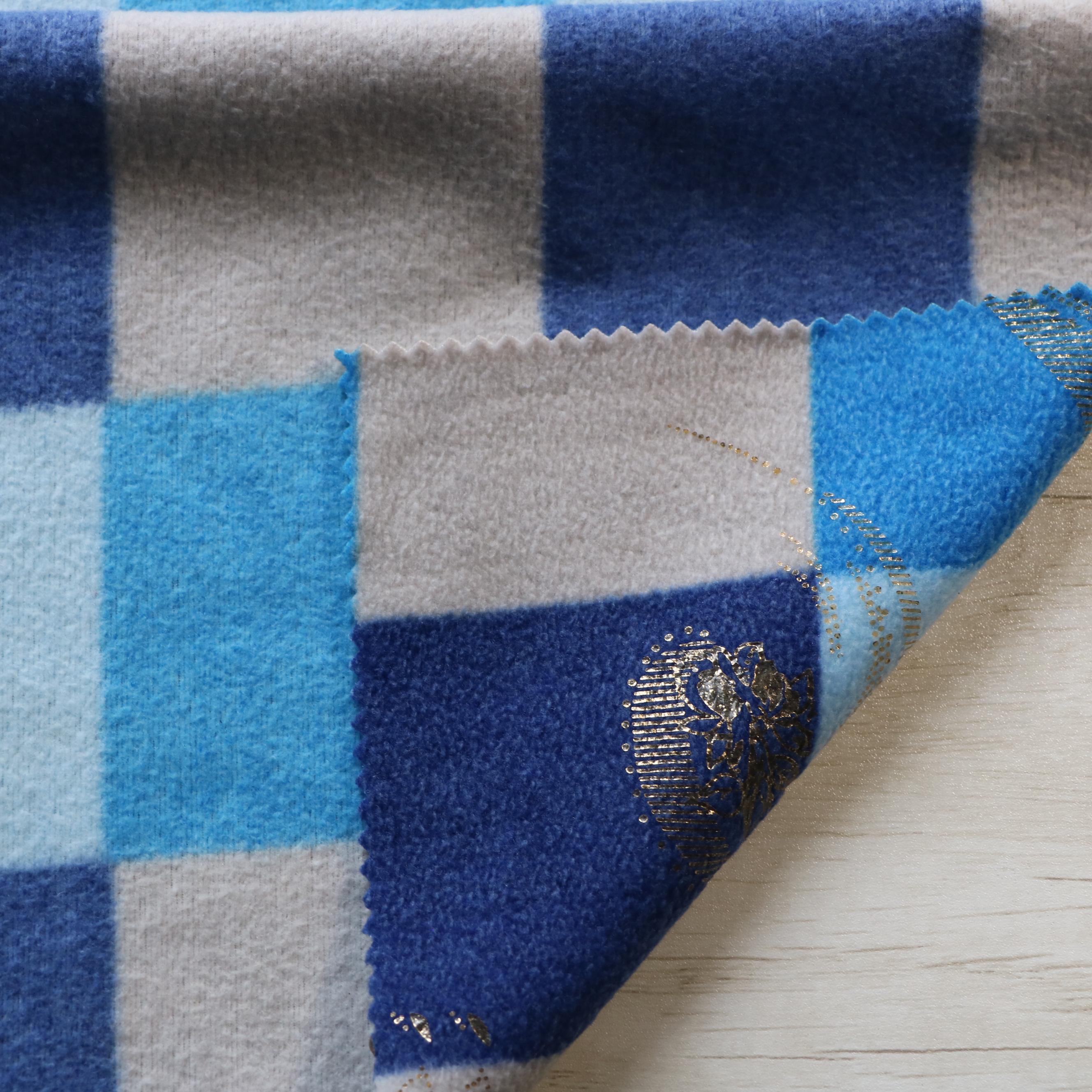 Polar Fleece printed designs anti-pilling fleece fabric
