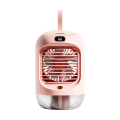 Hurtownia Amazon Hot Sprzedaż ładowania mini USB wentylator sprayu USB przenośny fajny wentylator powietrzny z cyfrowym wyświetlaczem z ciepłym światłem