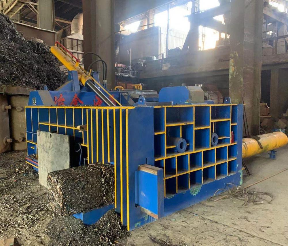 Metal Leftover Steel Paring Waste Copper Aluminum Baler