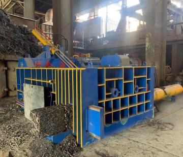 Metal Leftover Steel Paring Waste Copper Aluminum Baler