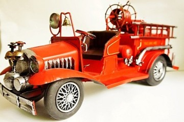 Metal Fire truck  model