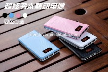 Slim power bank 20000mah with three USB output