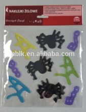 TPR Jel Jewels Window Gel Sticker For Halloween Decoration