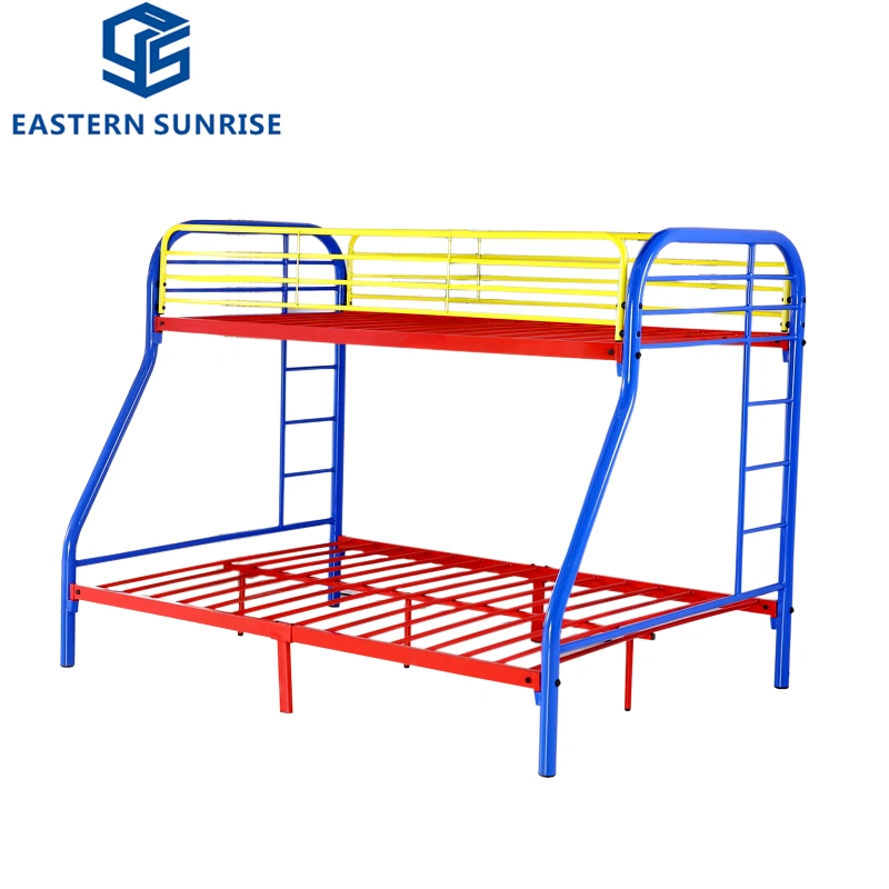 Heavy Loading Knock Down Metal Bunk Bed for Dormitory Army