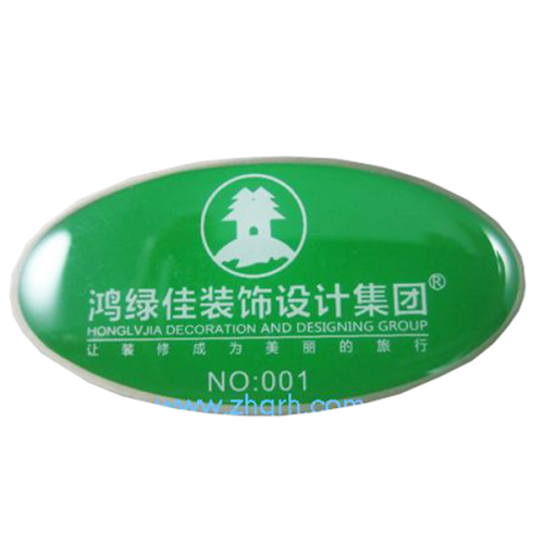 professional custom badges metal label pin name badge wholesale