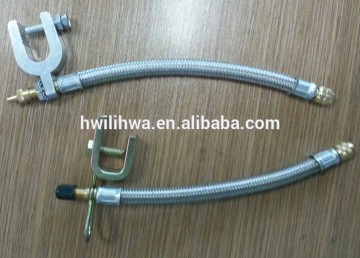 Flexible Braided Wire tire valve Extensions