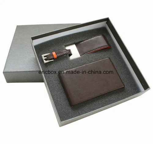 Rigid Cardboard Cover-Bottom Key Chain&Wallet Paper Gift Packing Box