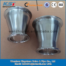 sanitary stainless steel 304 con reducers 3" to 2" with tri clamp