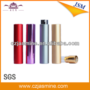 8ml rotation aluminium refillable perfume atomizers