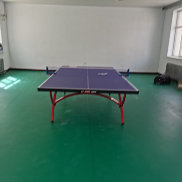 weaving pattern red blue color table tennis floor