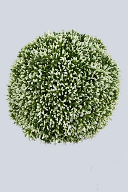 Plastic PE Artificial Plant Sedum Ball with Powder for Home Decoration (50420)