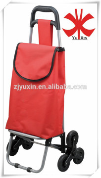 Trolley shopping bag with three wheels/ New climbing wheels of shopping trolley bag