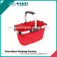 OEM welcome quality customized single handle shopping basket