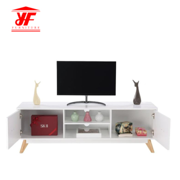 Wooden Tray Table for TV in Living Room