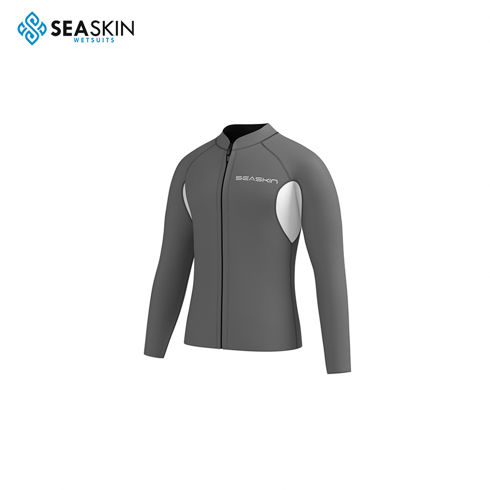 Seaskin Men 2 mm de 2.5 mm de chaqueta de surf de surf