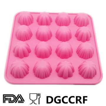 BPA free flower shape Silicone ice lattice ice cube tray mini ice cube maker /homemade ice cream maker