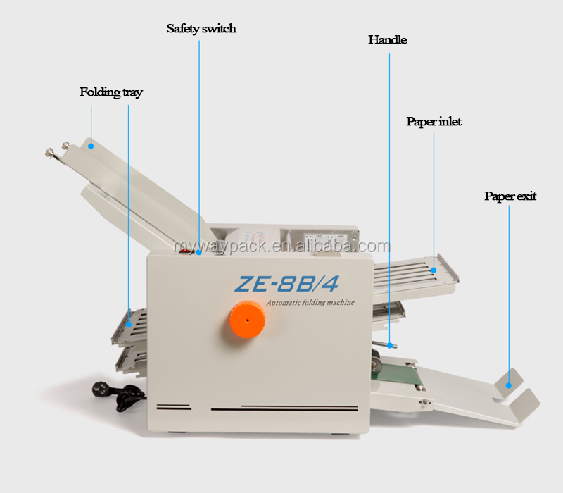 Prix ​​du fabricant A3 Machine de pliage en papier de taille A3 Taille