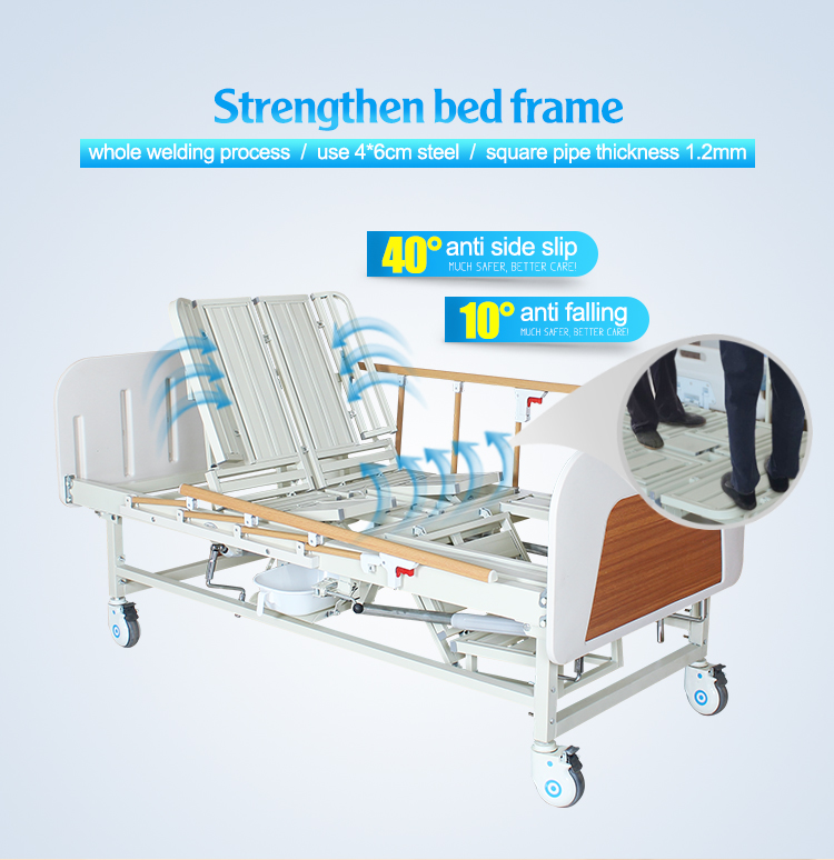 Multifunctional Electric Rotating Home Nursing Bed