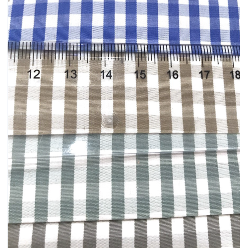 Polyester Cotton Plaid Fabric