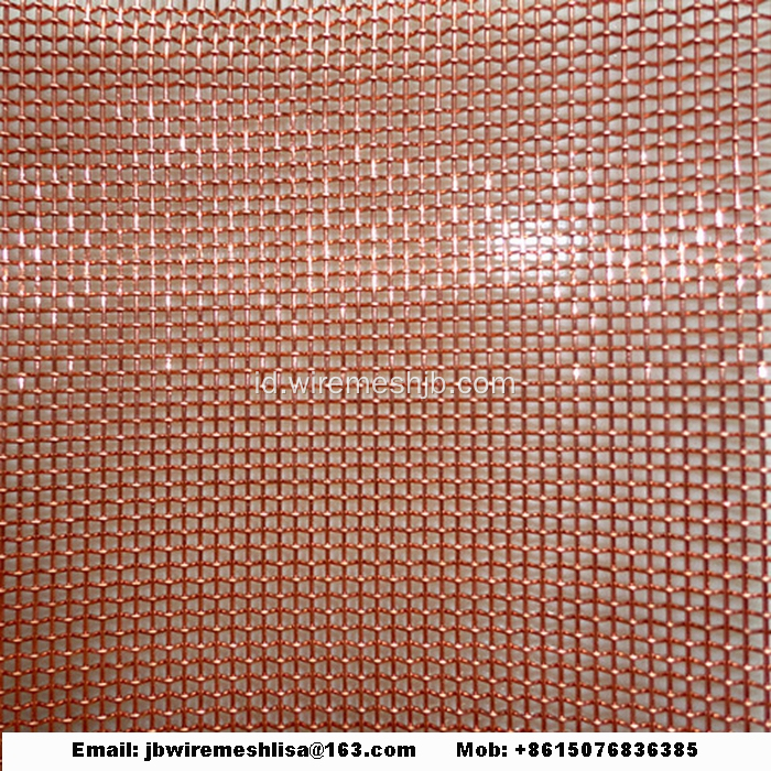 Perunggu Fosfor / Merah Tembaga / Kuningan Wire Mesh