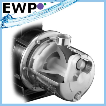 Inline water booster pump