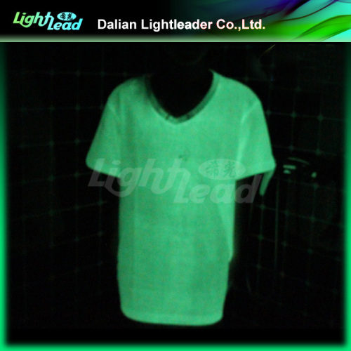 Beautiful luminous glow T-shirt, shinning party glow T-shirt