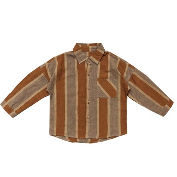 Children's Striped Shirt Retro Plaid