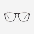 Square Key Hole Acetate Men&#39;s Optical Frames