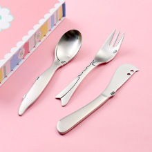 Kid Stainless  Flatware Set With Gift Box