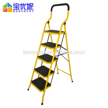 BAOYOUNI 5 step ladder foldable step ladder