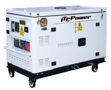 Factory price 10kw DG12000XSE protable silent diesel  generator set