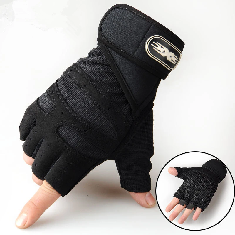 Half Finger Breathable Gloves Anti Shock Sports Gloves