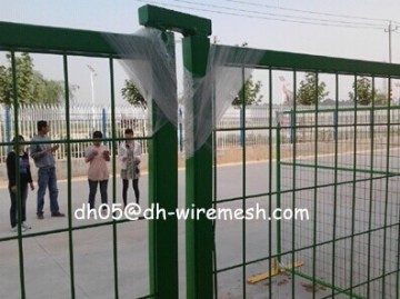 cheap fence panels/ galvanized temporary fence mesh panels, galvanized security fence panels