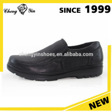 Environmental Good Quality Black Color Leather casual shoes men wholesaler