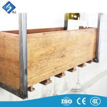 China Practical New Design Wooden Hanging Wine Glass Rack