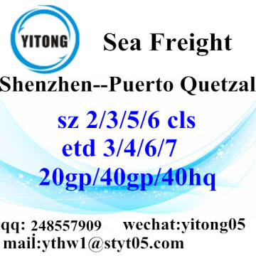 Shenzhen Sea Freight Shipping Agent to Puerto Quetzal