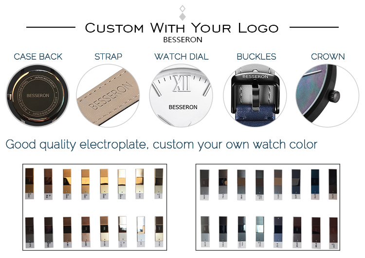 Custom watch manufacturer men wrist watch custom logo oem luxury brand steel mesh watches