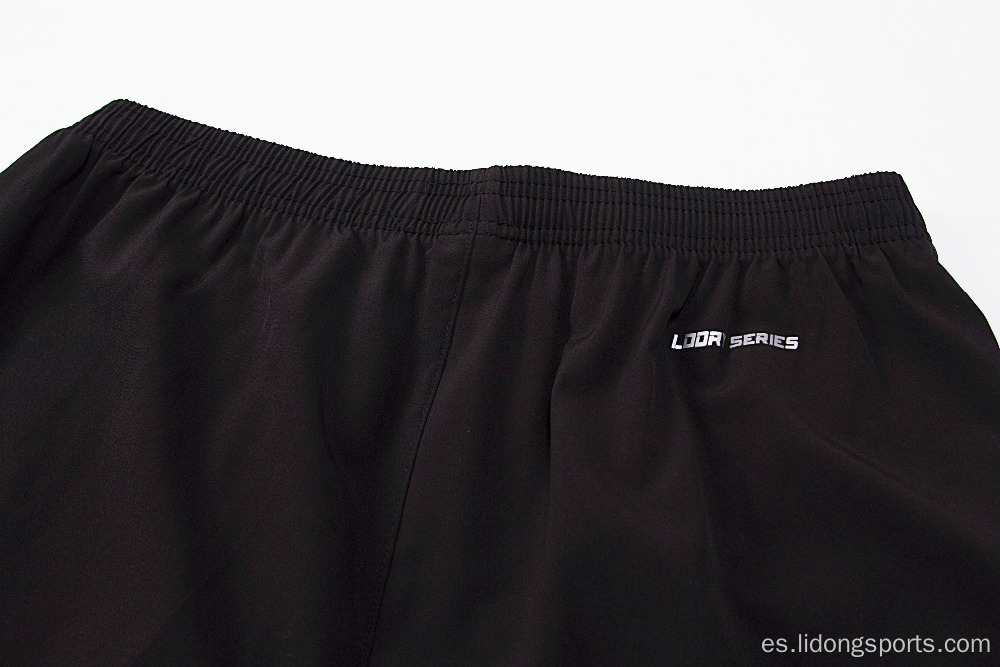 Mesh poliéster logo personalizado shorts de entrenamiento de verano