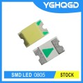 saiz LED SMD 0805 hijau kuning