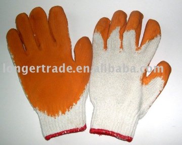 Work gloves,pvc dotted work gloves,nitril coated working gloves